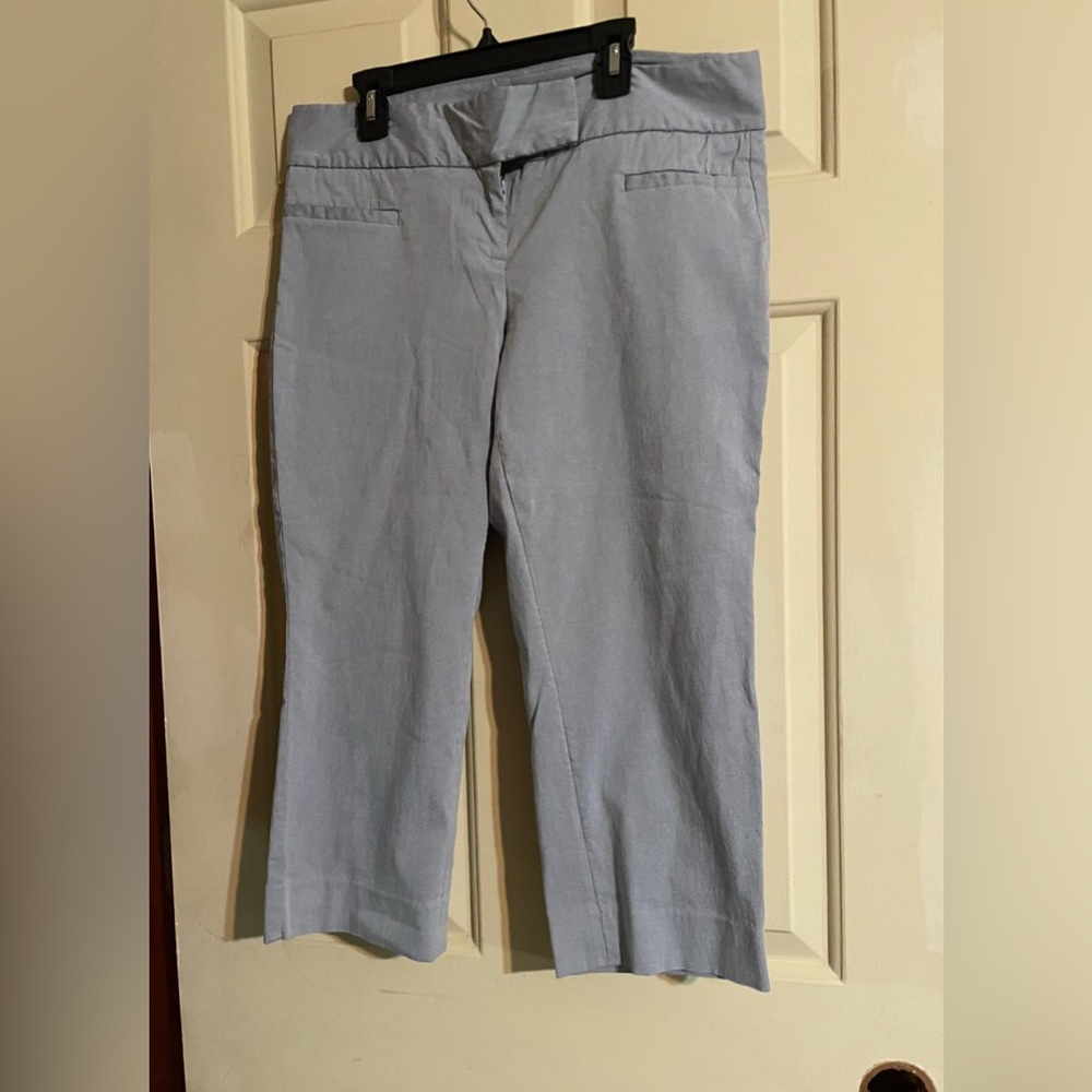 The Limited Light Gray Stretch Capris